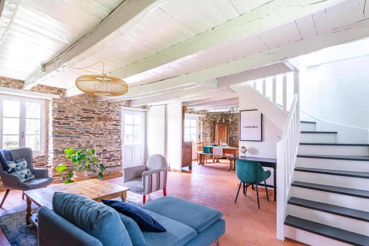 La Villauvert - Cottage Saint-Martin-sur-Oust Eksteriør billede