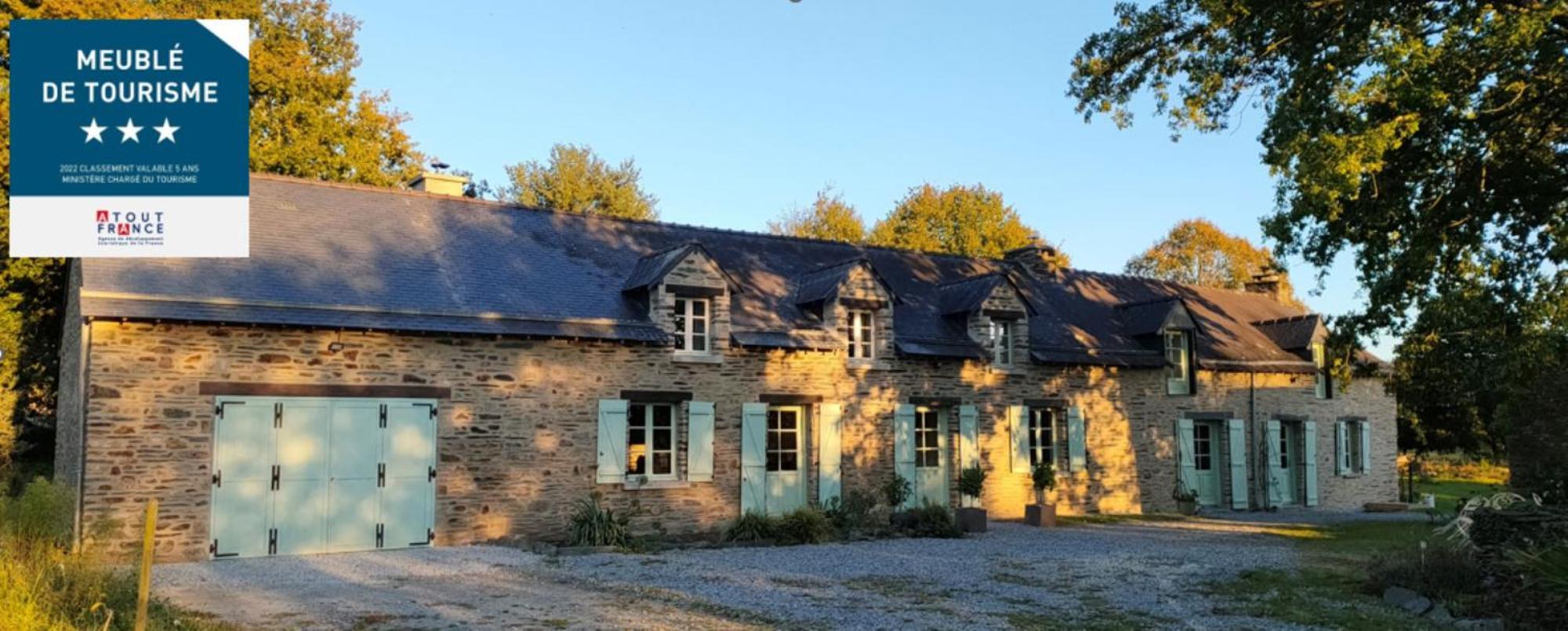 La Villauvert - Cottage Saint-Martin-sur-Oust Eksteriør billede